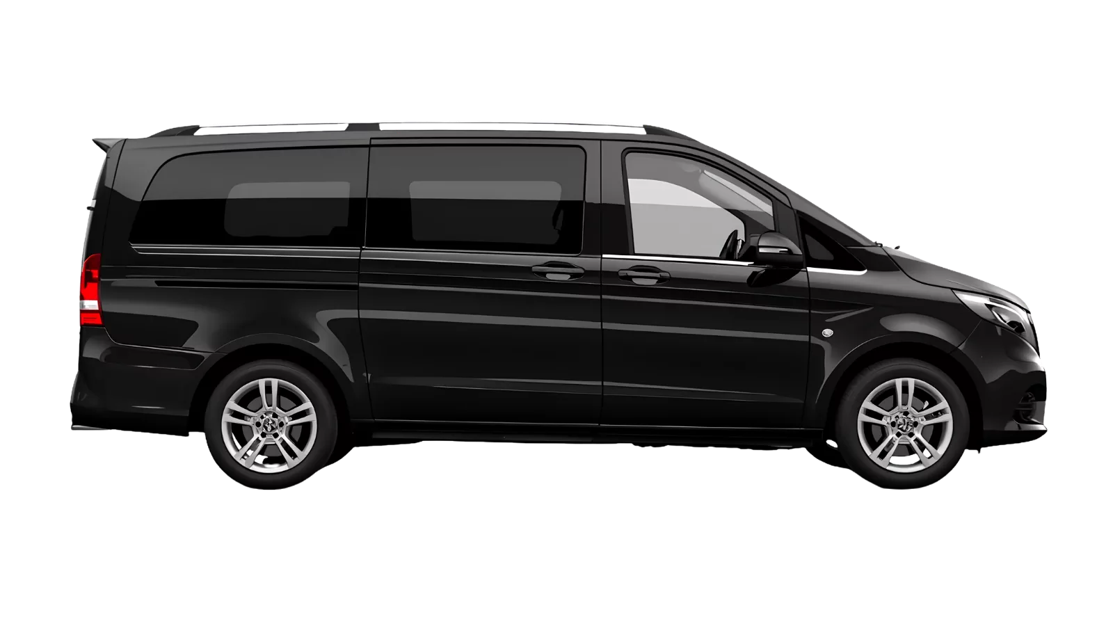 Black Mercedes-Benz V-Class Business chauffeur vehicle